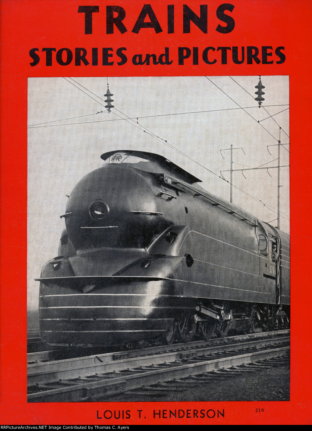 "Trains: Stories And Pictures," Front Cover, 1935